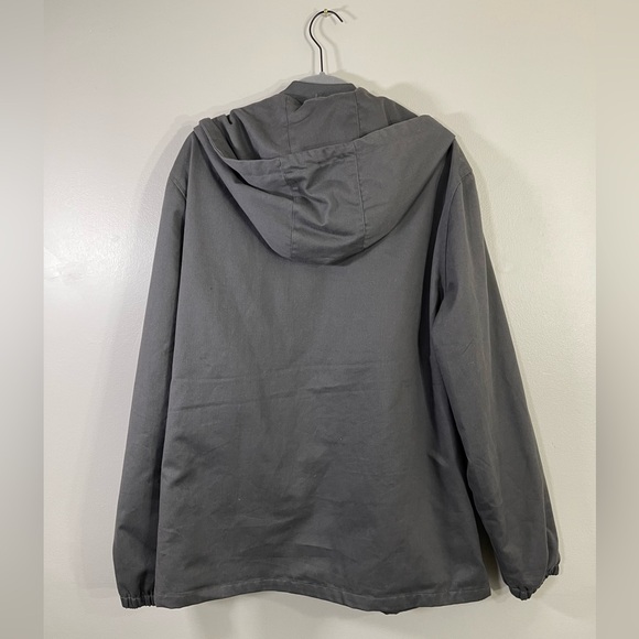 Five Four LA Mens cantan Hoodied Windbreaker Jacket Gray Size XXL - Picture 5 of 5